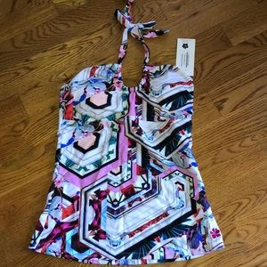 Hapari Prismatic Scoop Tankini Top